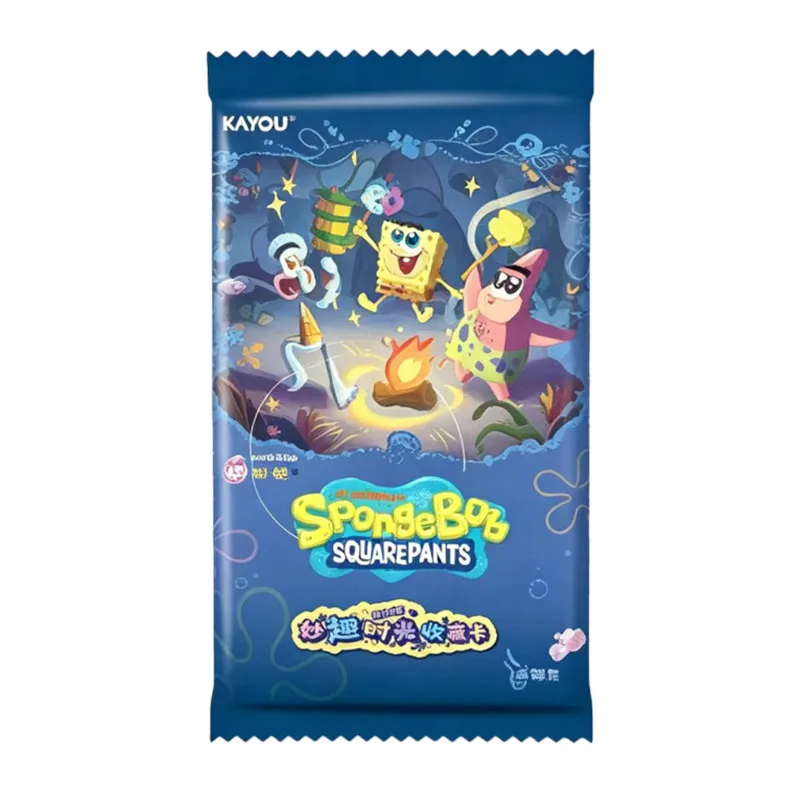 Genuine Kayou SpongeBob Collectible Cards Series 3 Booster Packs Anime Trading Cards Hobby Collection Gifts For Kids Cartoon Fan