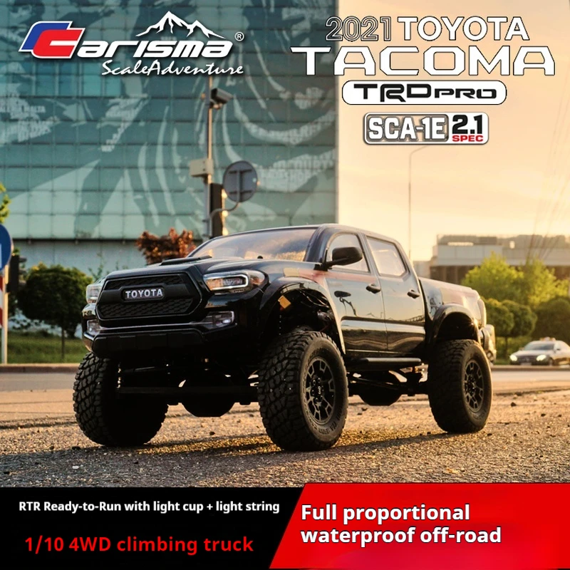 카리스마 시뮬레이션 1/10 방수 전문가용 무선 조종 자동차 RC 사륜구동 등반차 오프로드 차량 슬로우 클라이밍