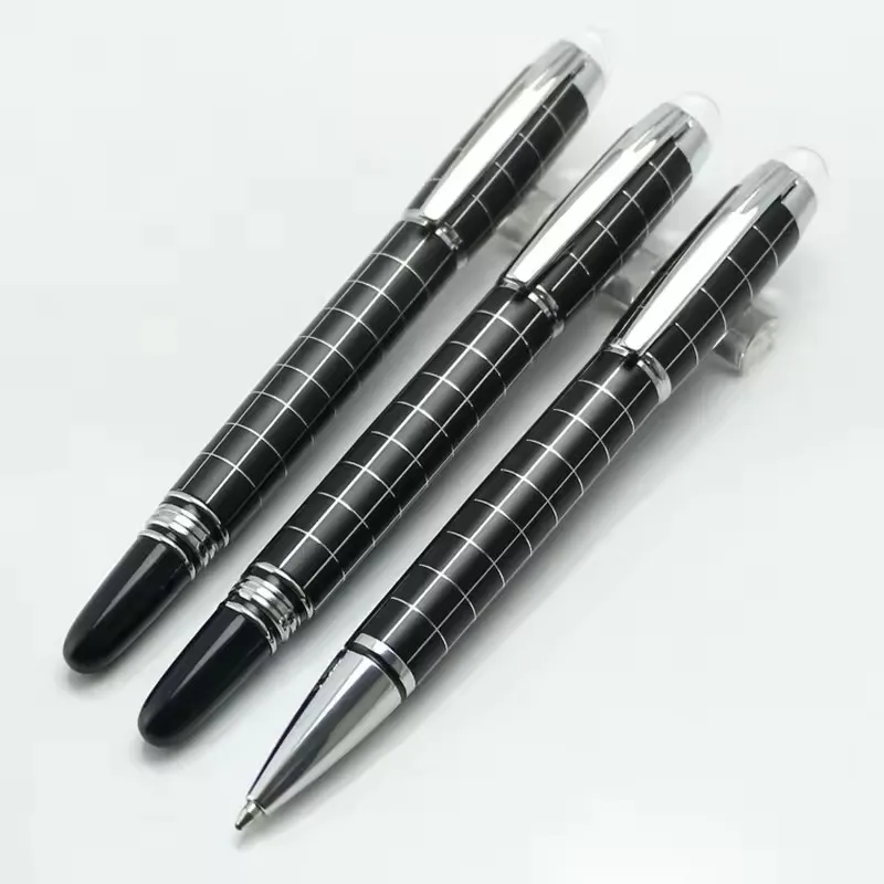 إصدار محدود من الراتنج الأسود MB حبر جاف كريستال ستار/قلم ميكانيكي/قلم جل بتصميم فريد من نوعه. سلسلة المكاتب. #1