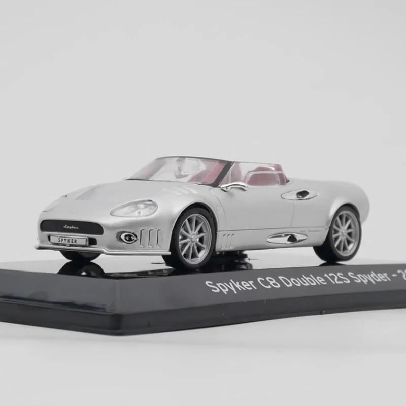 IXO Diecast 1:43 Scale Spyker C8 2005 Roadster Alloy Classic Car Model Finished Product Simulation Toy Static Model Display