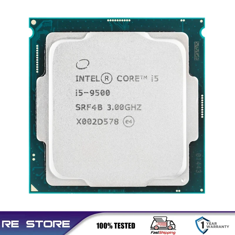 Intel Core i5 9500 3.0GHz Six-Core Six-Thread LGA 1151 cpu processor