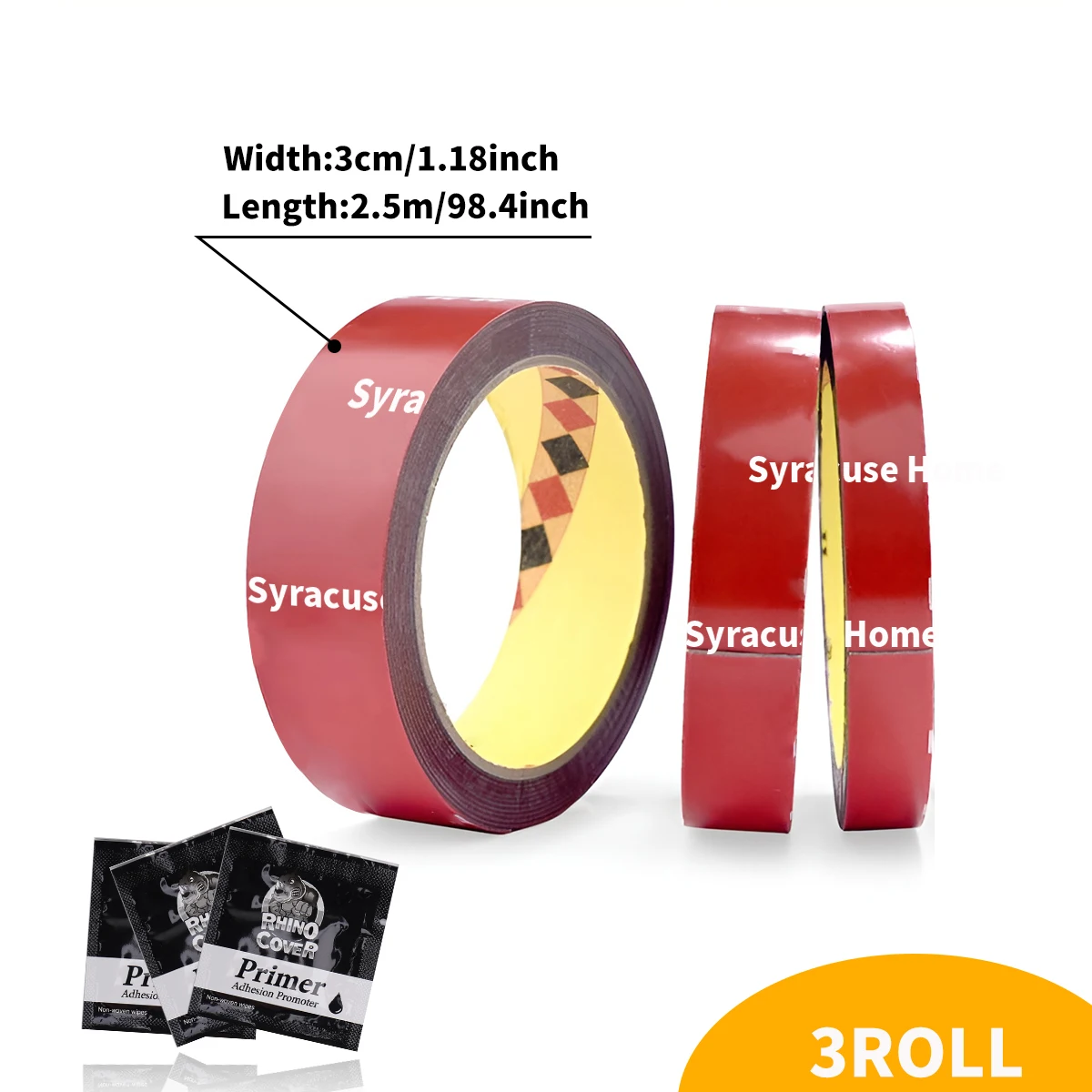 شريط لاصق مزدوج الجوانب 2.5 متر أشرطة مزدوجة قوية للغاية شريط خاص على الوجهين للهاتف Lcd شريط إصلاح شاشة السيارة