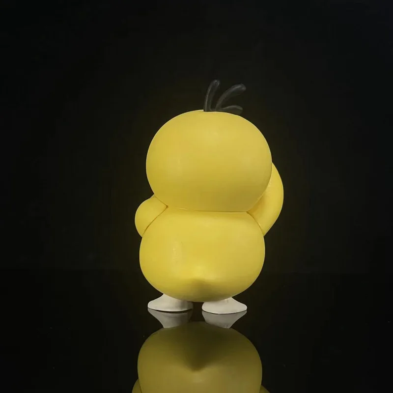 Anime Pokemon Psyduck tomar fotografías Linda muñeca figura de acción figura de vinilo colección modelo de juguete