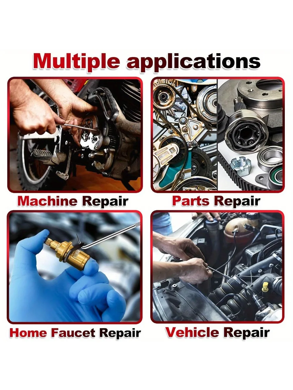 An 11-piece automotive hook and pick tool set, heavy duty, insulated, non-electric, for O-rings, washers and micro parts.