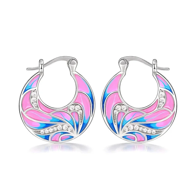 Women's 925 Sterling Silver Clip Earrings, Elegant Design