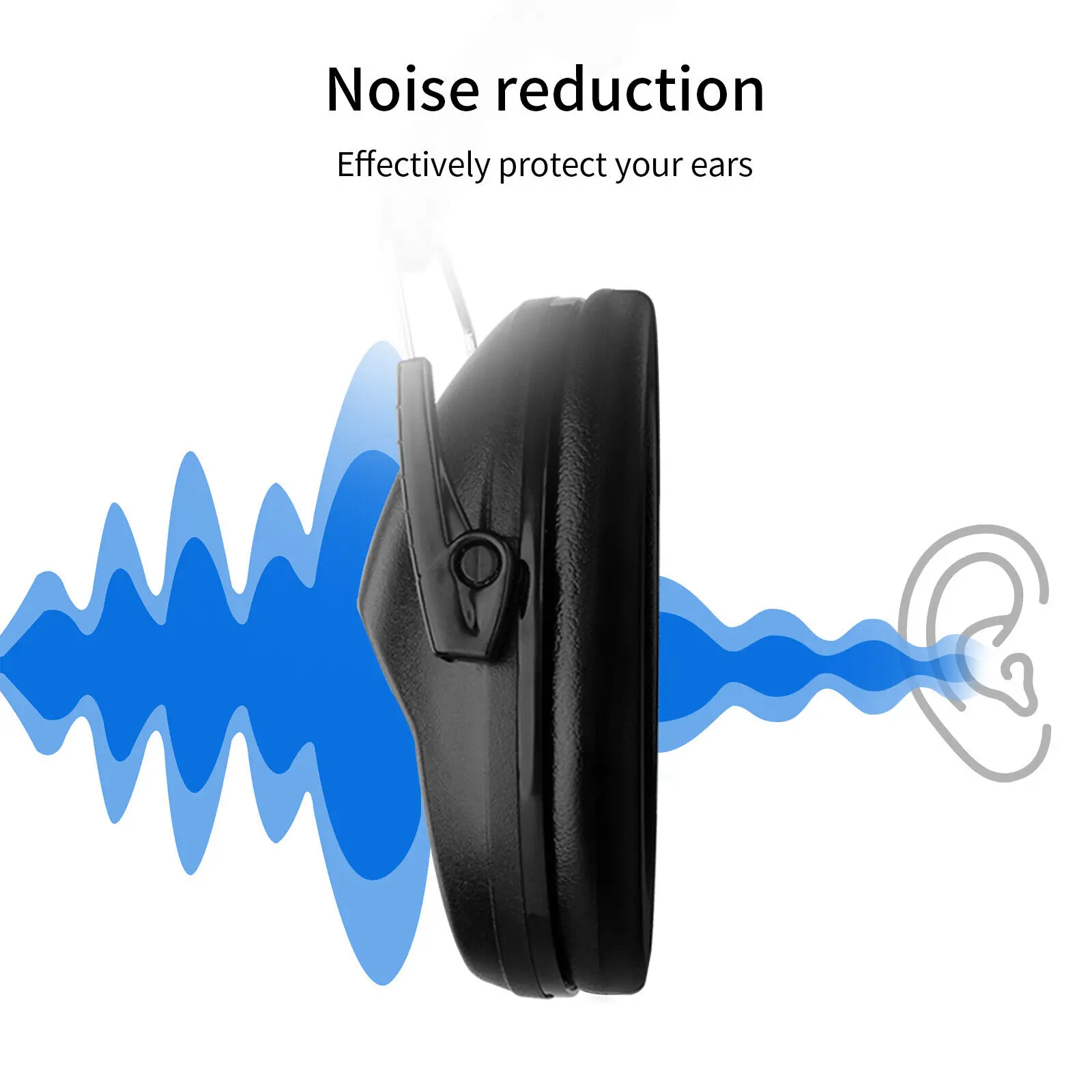 Earphone NRR 20 dB Noise Reduction Safety Headset Protection Ear Muffs Foldable Kids Ear Defenders For Adults Shooting Earmuff