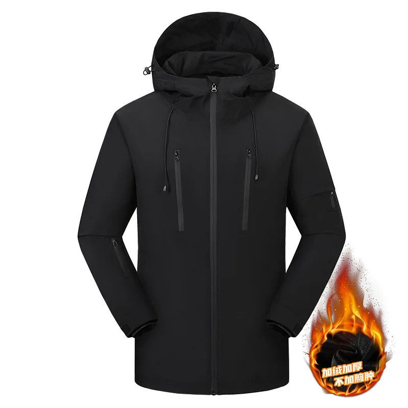 Minsu 2025NewThermal Jacket Thickened Warm Outdoor Full Heat Seal Five-Zone Thermal Functional Coat