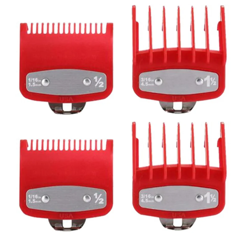 

2 Set for Wahl Hair Clipper Guide Comb Set Standard Guards Attached Trimmer Style Parts