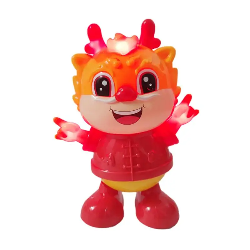 

Electric Singing Dancing Dragon Toy For Baby Kids Swinging Dragon With Music Flashing Light Children New Year Gift