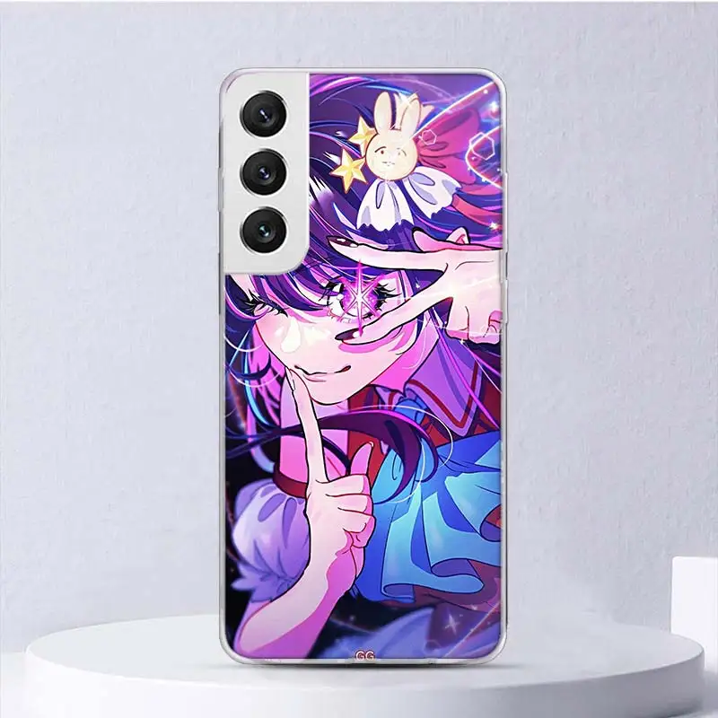 Japan Anime Oshi No Ko Soft Case For Samsung Galaxy S24 S23 S22 S21 Ultra S20 FE S10 Plus Phone Cover S9 S8 + S10E Funda Coque