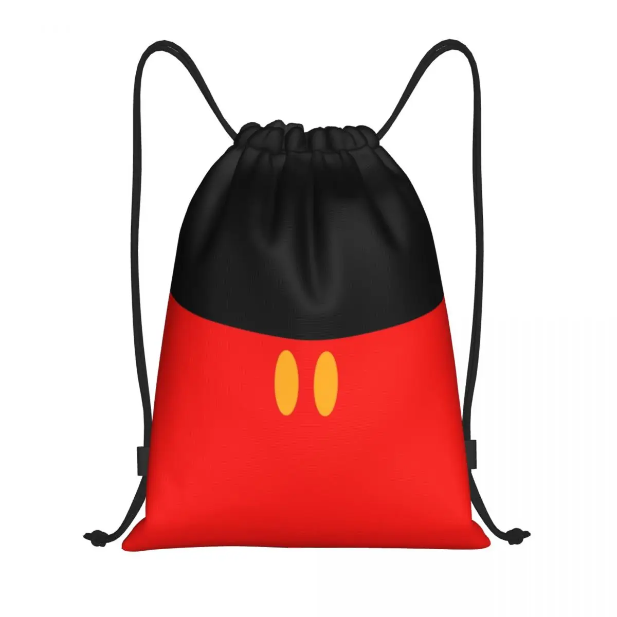 Custom The Mickey Minnie Look Drawstring Bags Men Women Portable Sports Gym Sackpack Anime Mouse Mickey Training Backpacks