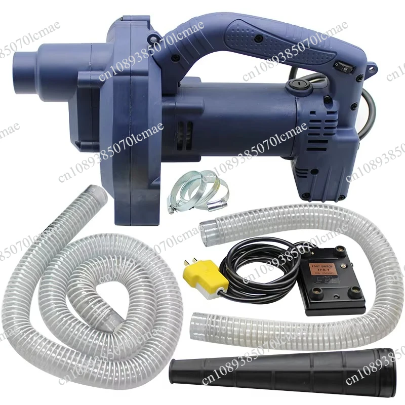 1200W 220V Electric Down Filling Machine, 6 Speed Adjustable Pillow Duvet Stuffing Machine with Foot Switch & Dust Bag