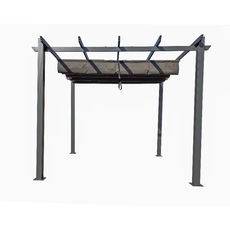 

Современная уличная выдвижная беседка 10x10 дюймов, белый навес от солнца, ручное управление, патио, крыльцо, пляжный гриль, беседка, навес от дождя