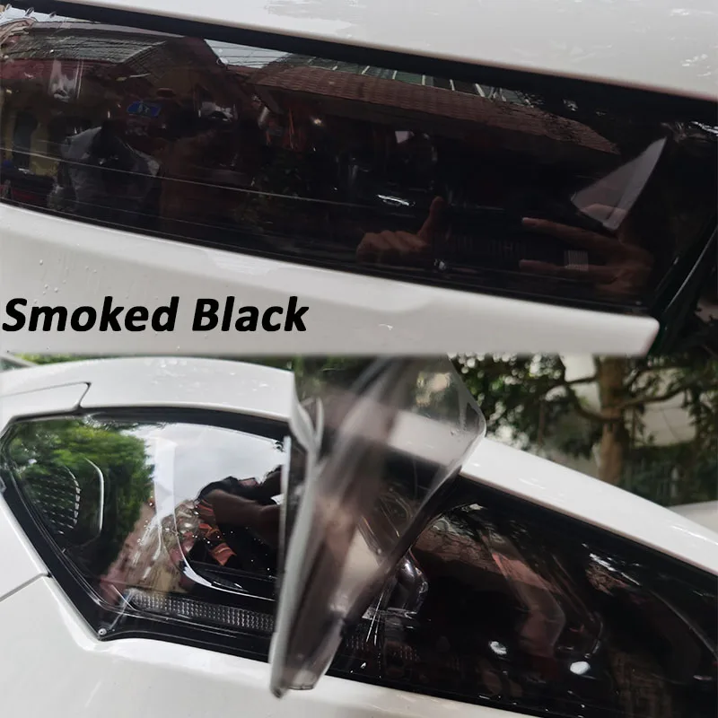 For Chery Tiggo 7 Pro 2023 2022 Car Headlight Tint Smoke Black Protective Film Protection Transparent TPU Sticker Accessories