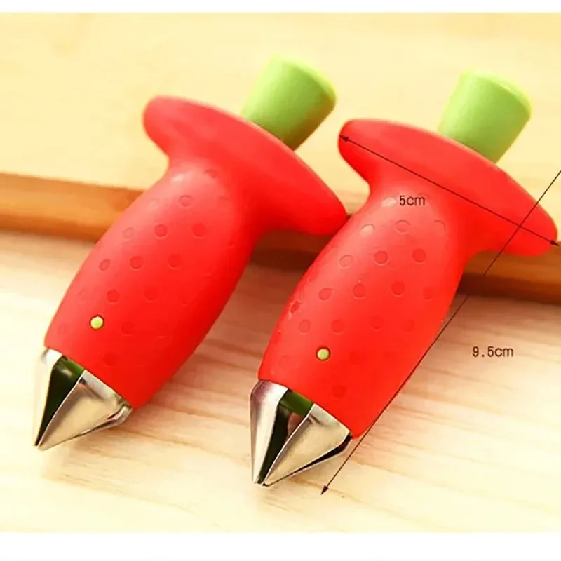 Tomato Stem Fruit Corer Strawberry Stem Remover Ware  Strawberry Kitchen Gadget Tool Knife Pineapple Hole Seed Vegetable Cutter view 5