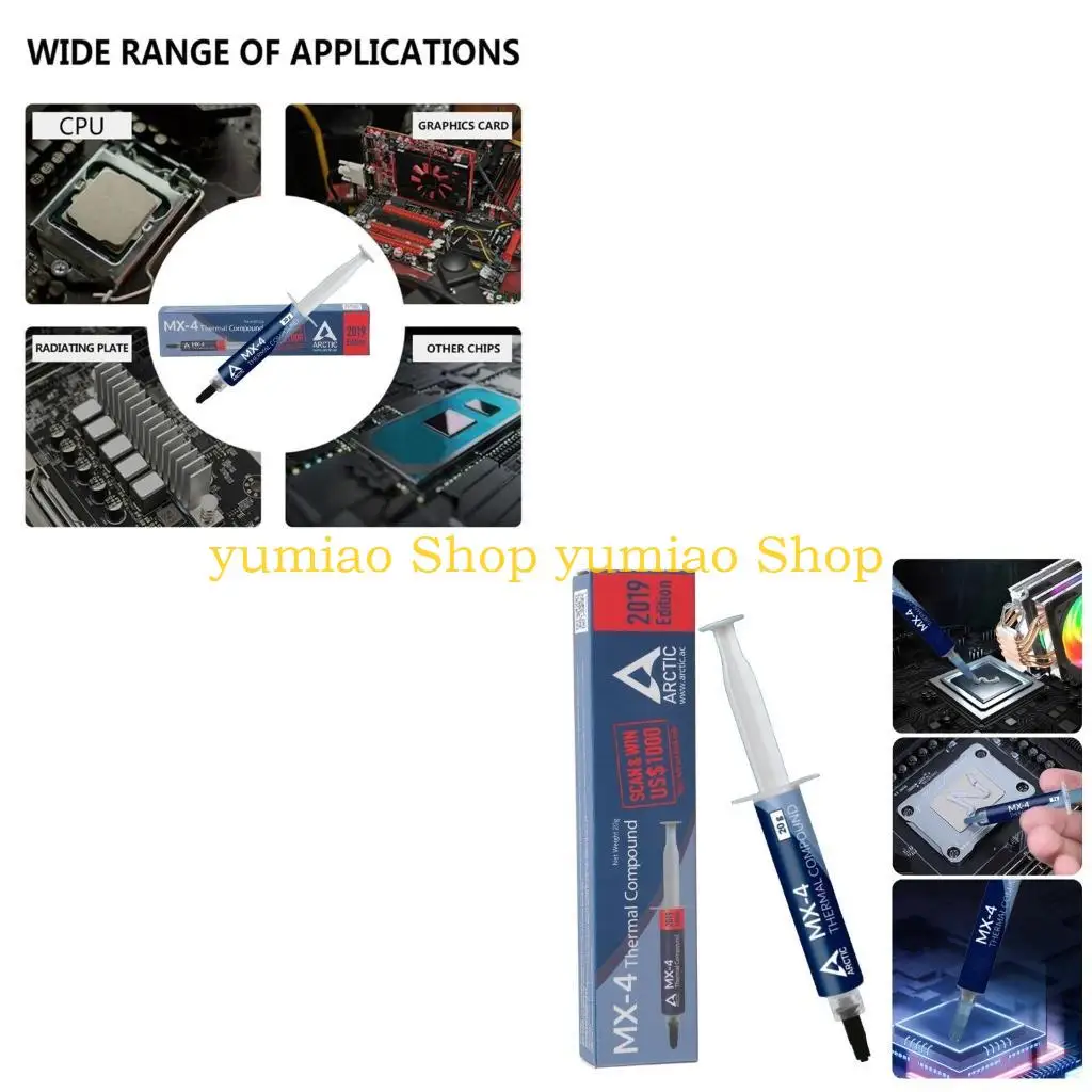 

587B MX-4 20g Thermal Paste Thermal Grease Excellent Heat Management In Devices MX4
