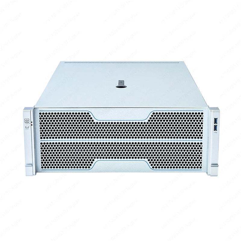 ATX Pass-Through 4U Rackmount Chassis High Performance Computing AI Storage Video Audio GPU Server Hard Drives