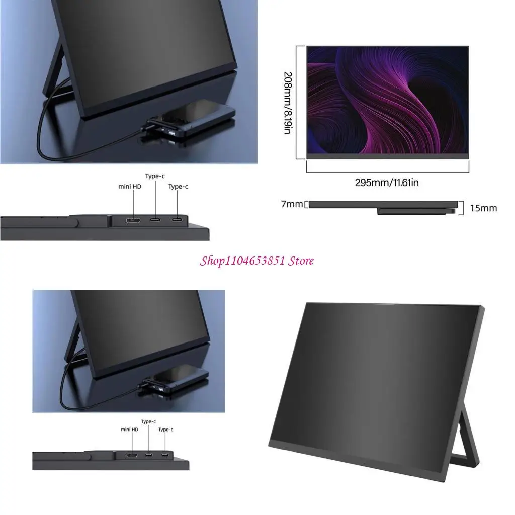 Travel Friendly 13.5Inch FHD Screen Monitors For Switches /XSS Various Devices 