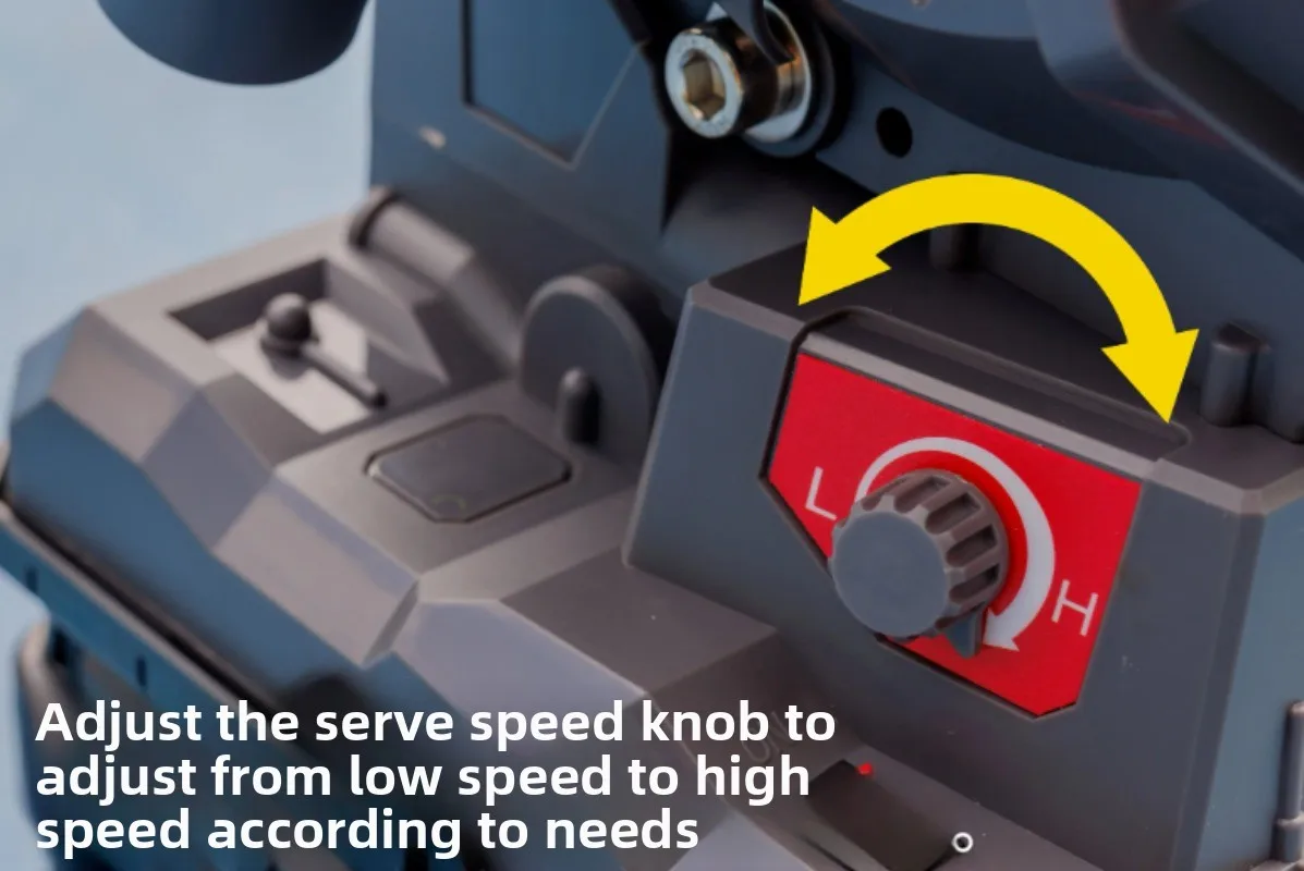 Geeignet für alle Modelle der 3806PBH Kimchi-Maschinen mit schwenkbarer Basis, einstellbarer Geschwindigkeit, automatischer Schwenkfunktion und Batterie-/Wechselstromversorgung.