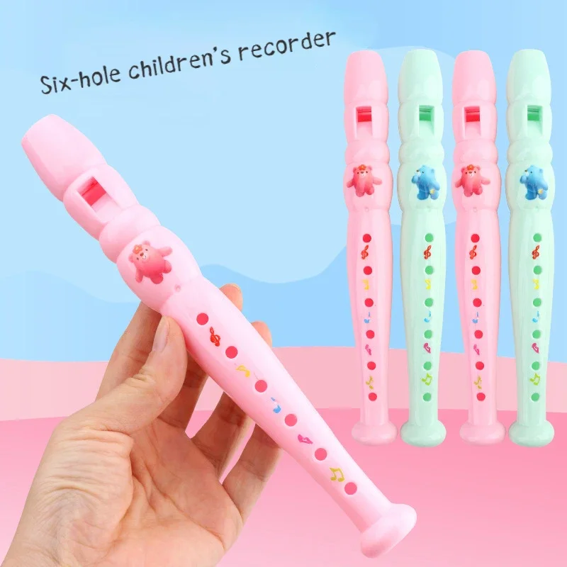 

Six-hole clarinet children's recorder parent-child toy audio beginner children's flute children's musical instrument small music