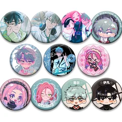 Round Enamel Pins Anime Alien Stage Badge LUKA HYUNA LVAN TILL SUA MIZI Cartoon Brooches Daily Stylish Ornament Accessories