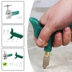 Portable High-Strength Glass Cutter Tile Handheld Multi-Function Home Tile Glass Tools Opener Cutter Diamond Opener Hand Cu H3M0