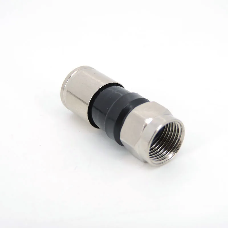 Rg6 F Type Compressie 2.7Cm Snap Seal Plug Connector Voor Sky Satelliet Virgin Kabel L1