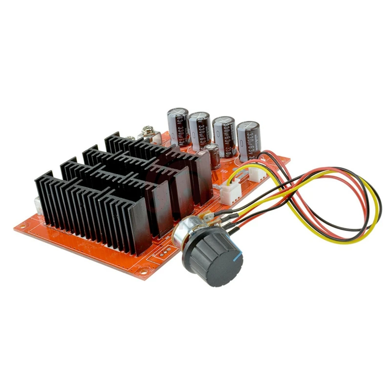 3000W DC Motor Speed Controller 10-50V 60A PWM HHO RC 12V 24V 48V Regulation 5-100% With Control Switch