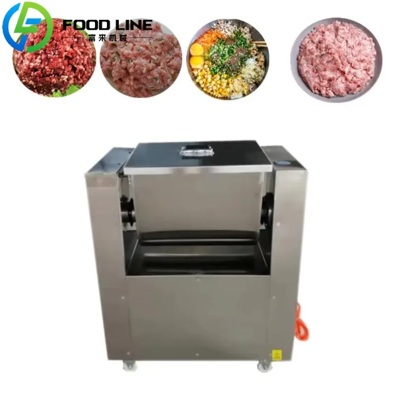 Industrieller Fleischmixer, kommerzieller Mixer mit Edelstahlkonstruktion für die Lebensmittelverarbeitung