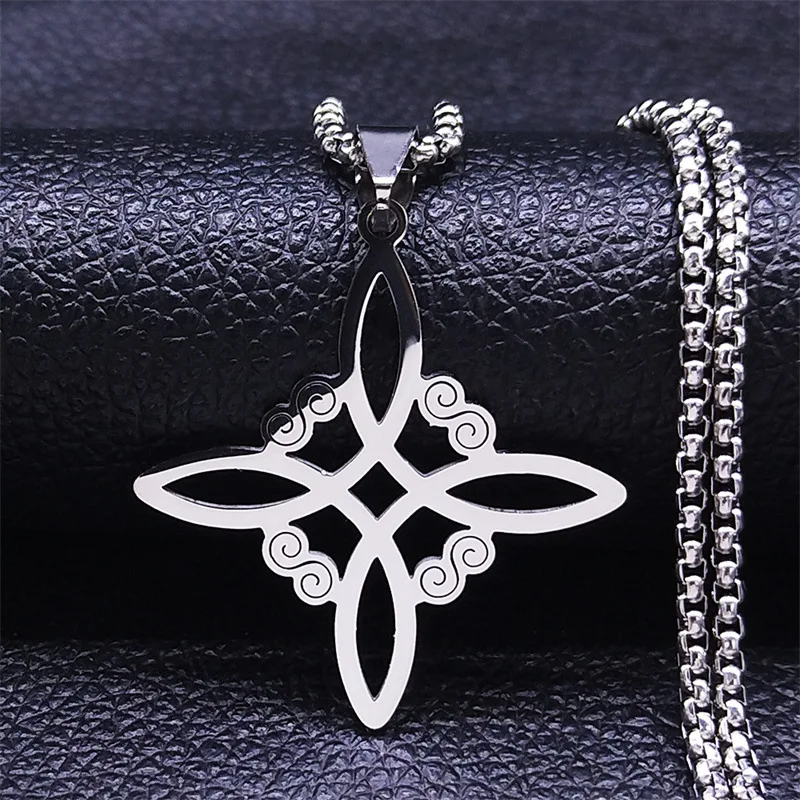 Jewish Hexagonal Symbol Pendant Necklace Stainless Steel Star of David Necklaces Christmas Fashion Jewelry Gift for Men Women