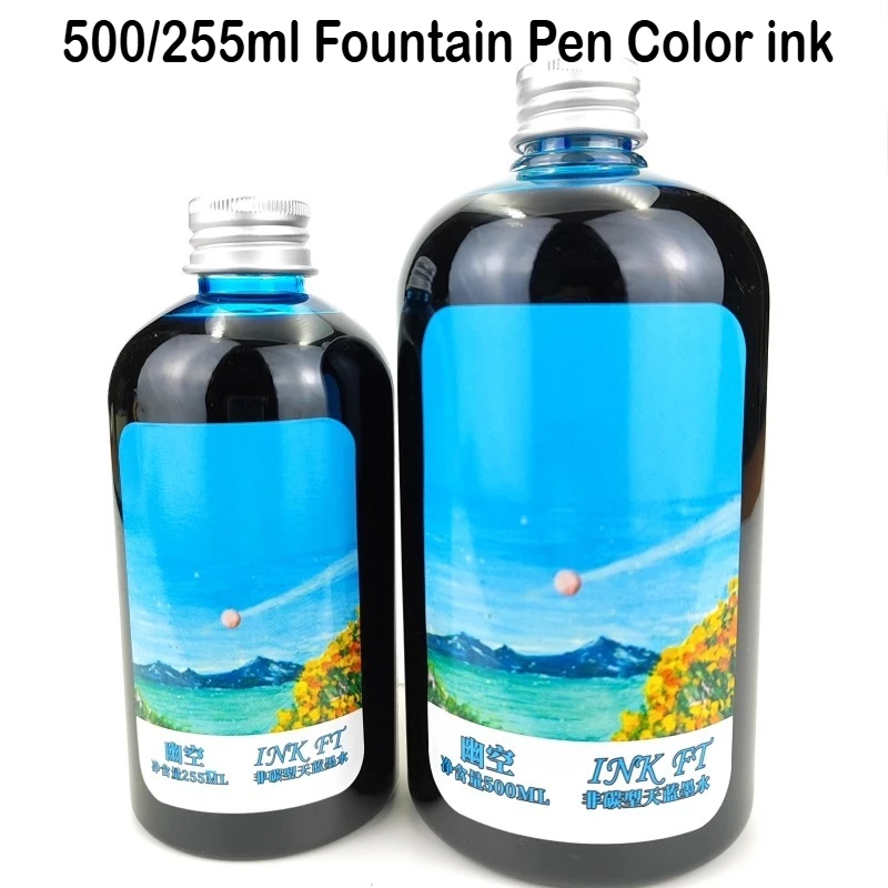 500 мл/255/50 мл 24 цвета в бутылках перьевая ручка чернила для ручки чернила школьные канцелярские принадлежности для JINHAO HONGDIAN MAJOHN