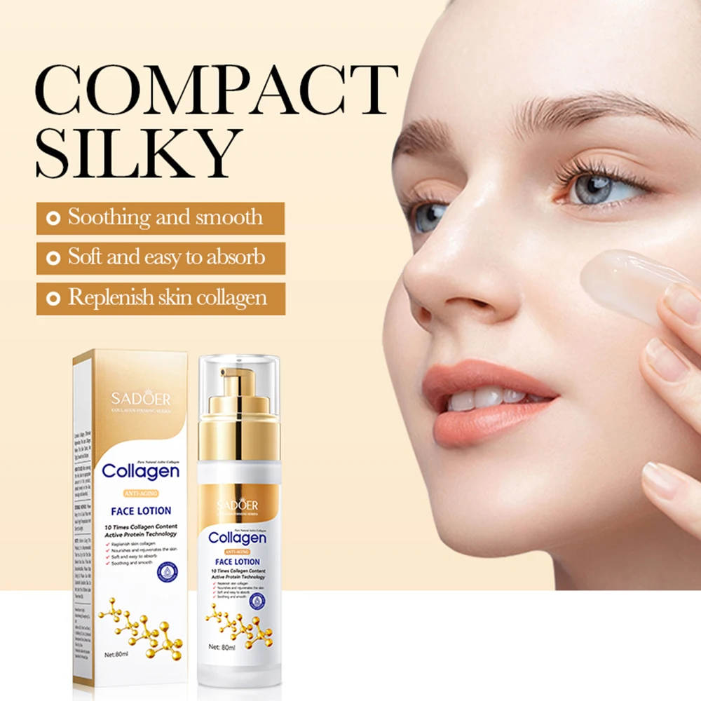 

Collagen Facial Serum Face Lotion Moisturizing Refreshing Oil Control Water Replenishment Face Essence Firming Skin Nourishing