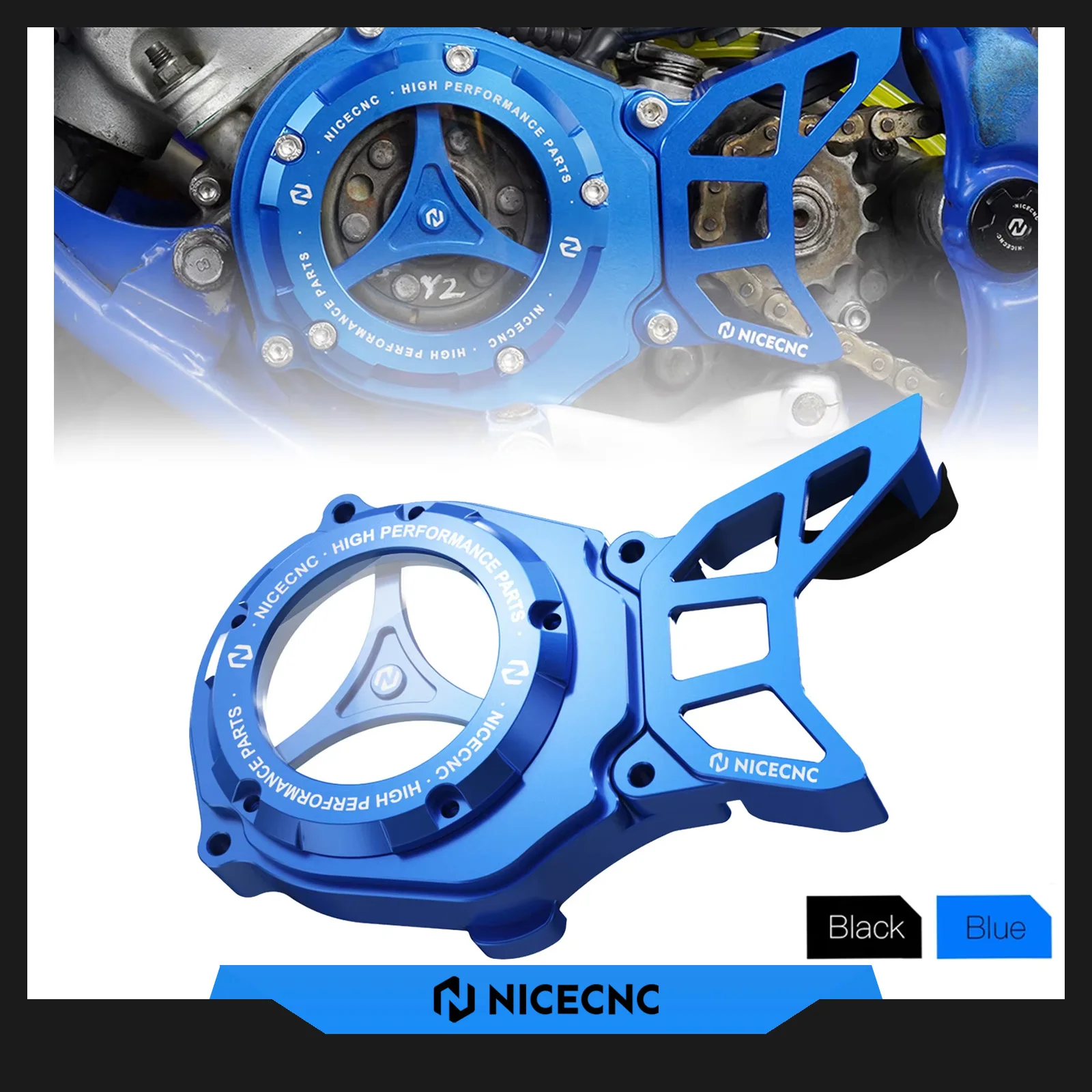 

For Yamaha YZ85 2002-2023 YZ80 1993-2001 YZ65 2018-2023 YZ 85 80 65 Motorcycle Sprocket Cover Guard Motor Cover Kit Aluminum CNC