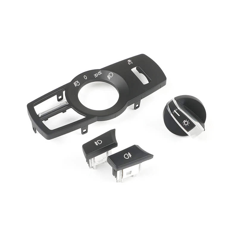 For BMW 5 6 7 Series 5GT X3 X4 F10 F07 F01 F25 F26 Car Styling Console Headlight Switch Button Replace Cover Interior Decoration