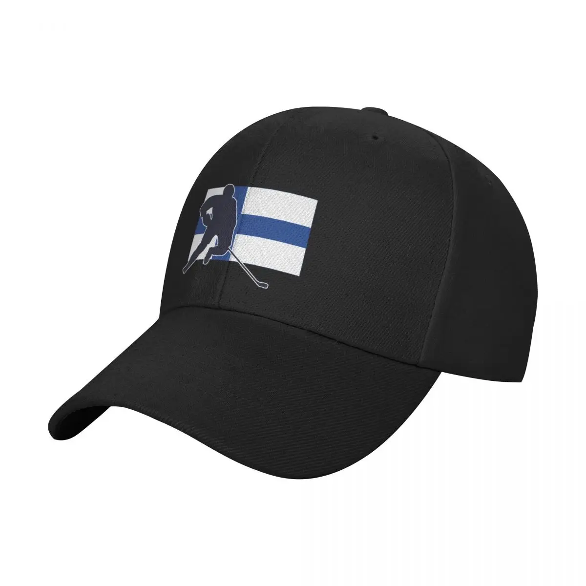 

Finland National Hockey Flag Baseball Cap beach hat Christmas Hat sun hat Rave Girl Men's