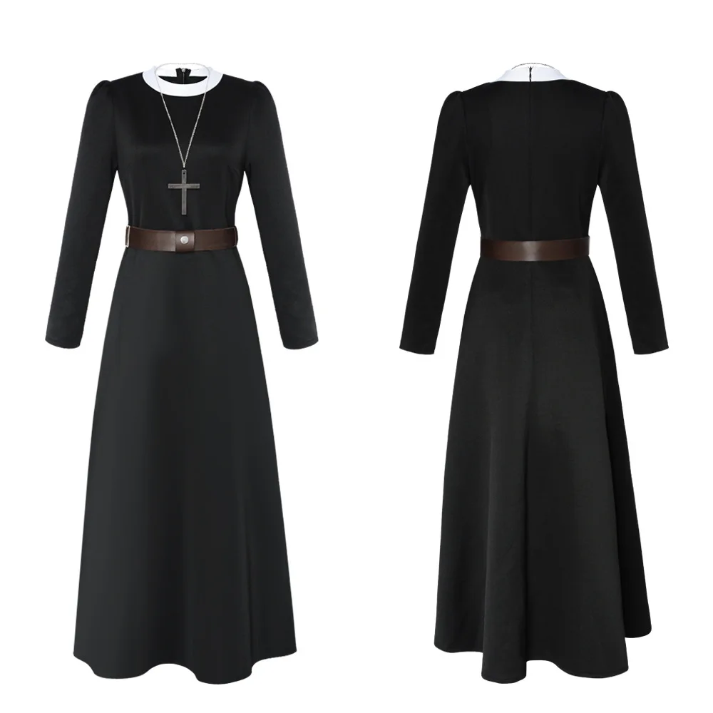 

Halloween Costume The Conjuring 2 Nun Costume Demon Nun Cosplay Role-playing