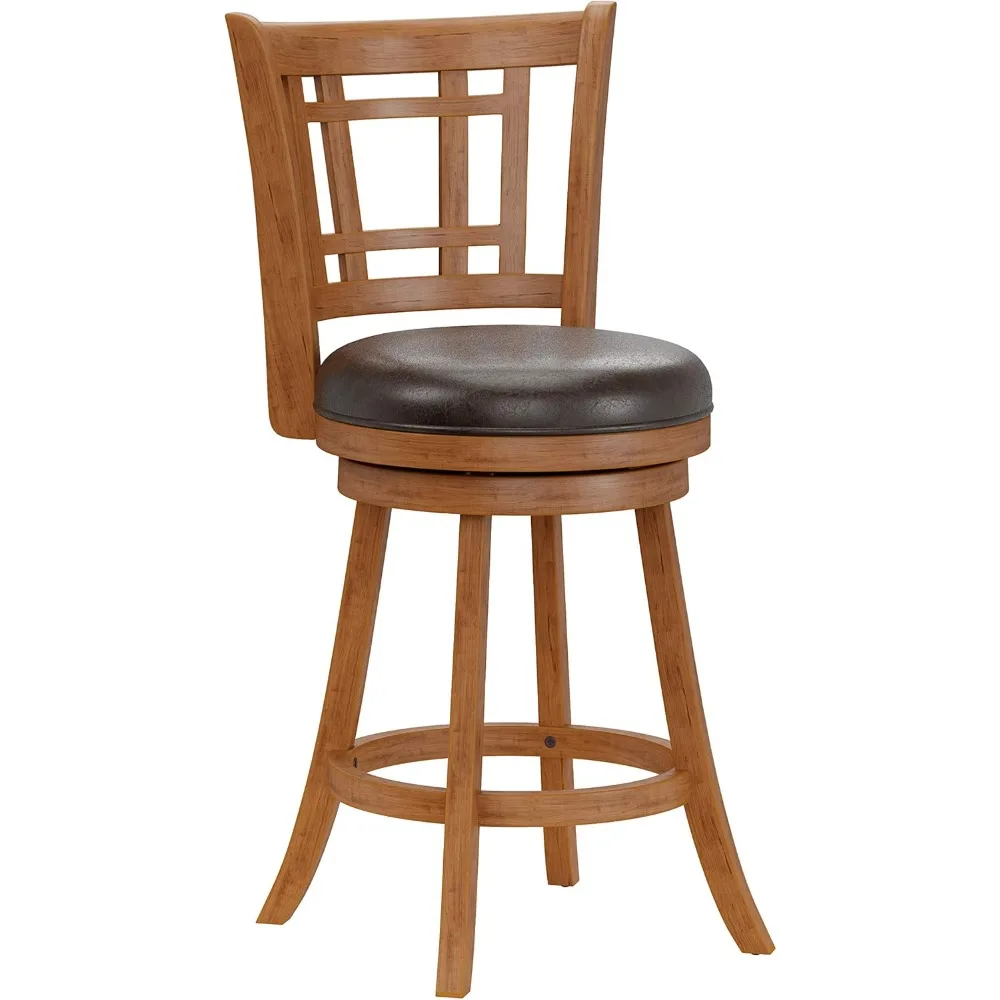 Fairtorch-Tabouret de Comptoir de Cuisine, Chêne, 24.5 "de Haut