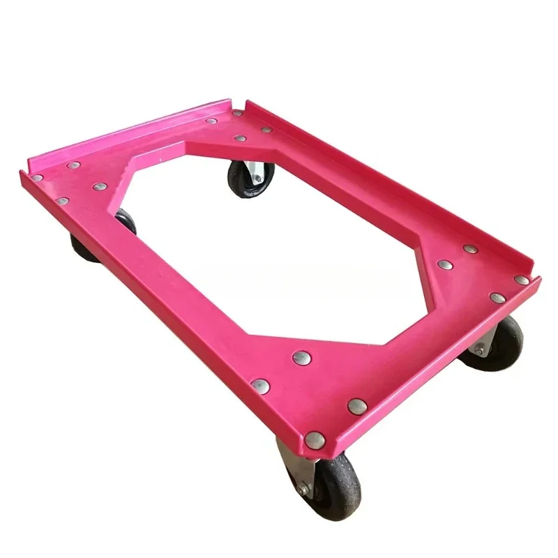 Caixa de plataforma 4 rodas rodas de plástico Dolly Skate