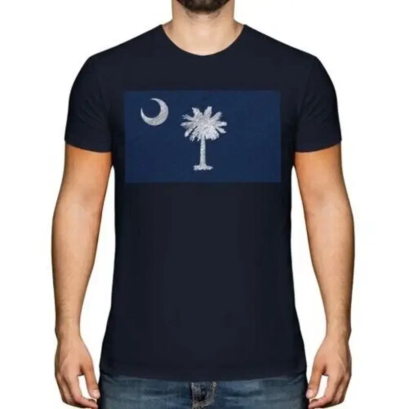 South Carolina Scribble Flagge Herren T-Shirt South Carolinisches Fußball