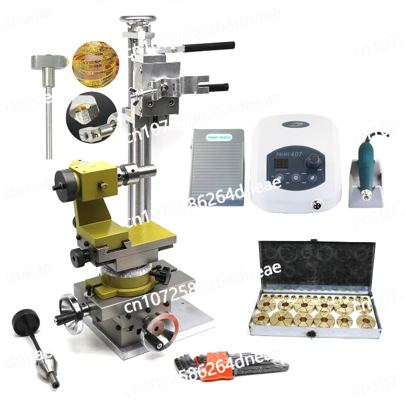 

Multifunctional car flower machine, cylindrical engraving machine, jewelry metal engraving pattern bracelet ring plus tools