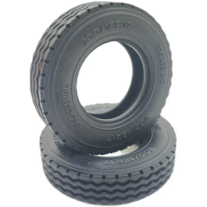 2pcs High Quality Rubber Tire Upgrade Refit for 1/14 Tamiya Tractor Trailer Modification Diy Parts Toys