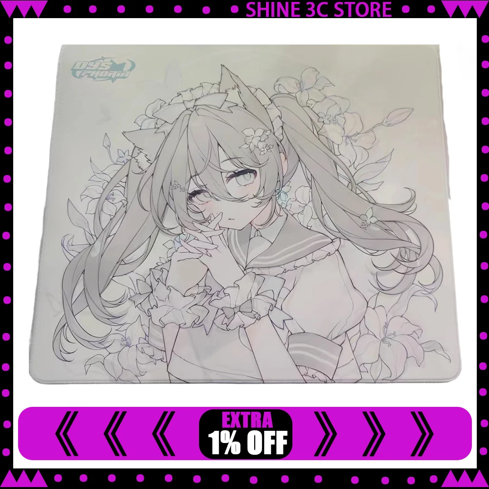 

Коврик для мыши DYSPHORIA SERAFUKU YURI, нейтральный, гладкий, скоростной, приятный для кожи, мягкий, для CSGO, APEX, Valorant, аксессуары для ПК, подарки