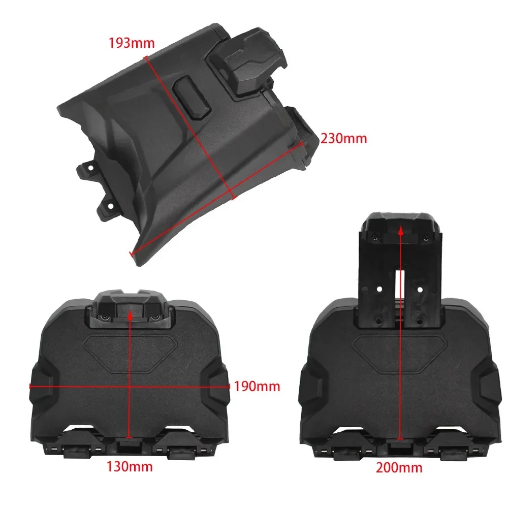 Caja organizadora integrada para teléfono móvil, soporte para equipo electrónico, Can Am Maverick X3, 715002874, 2017-2024