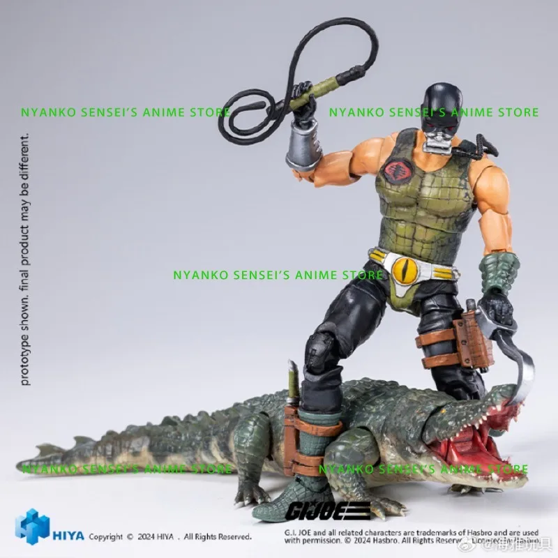 متوفر في المخزون HIYA GIJOE Fiona Master Croc 1/18 شخصيات الأكشن ألعاب أنيمي دمية هدية مزخرفة نماذج هواية المقتنيات