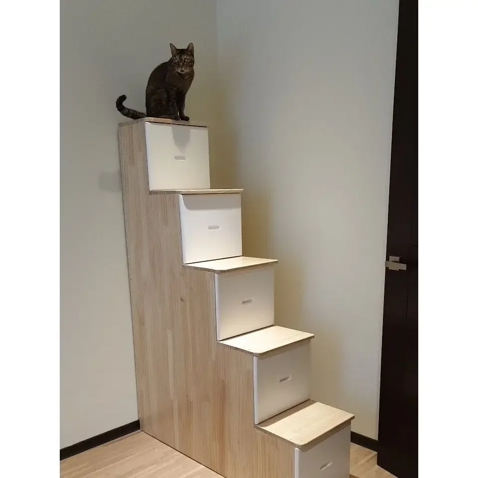 Sell ladders, elevated beds, ladder steps, solid wood steps, children's step cabinets, bookcases