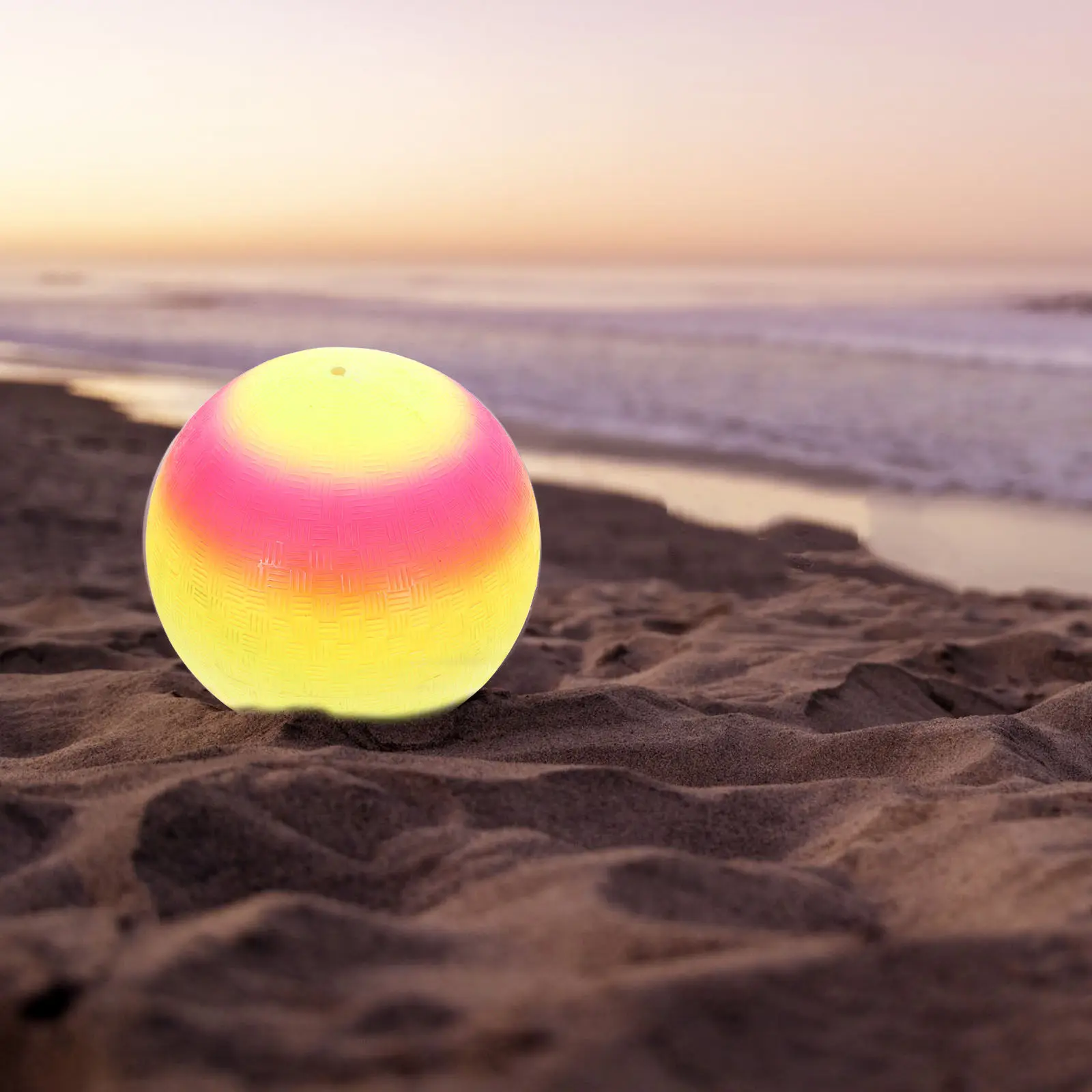 

Bouncy Kickball for Kids Yellow Red Playground Ball Indoor Outdoor Games Soccer Softball Training Beach Activities Sport