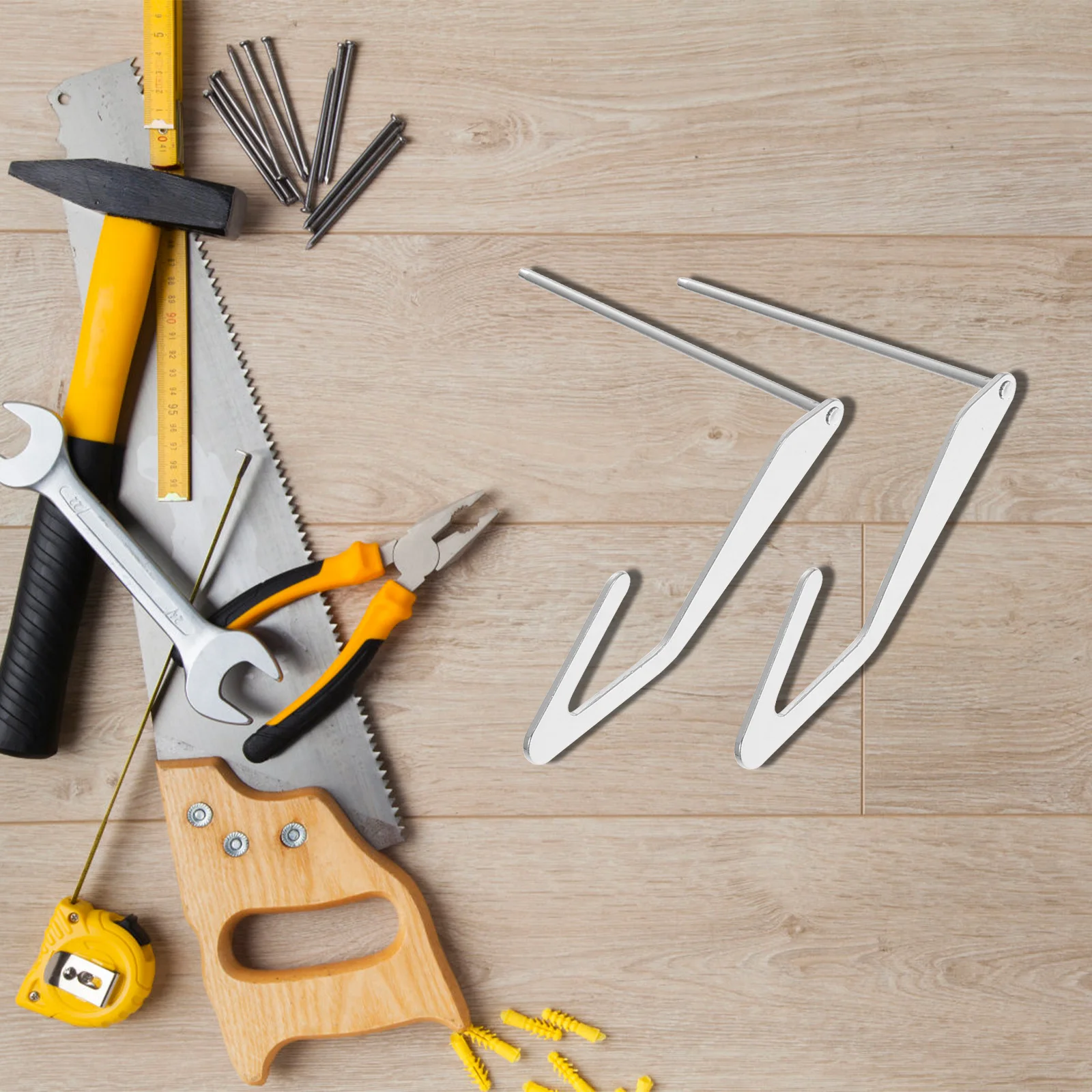 2 قطعة ماكينة خياطة متميزة أقدام الضغط القضبان تصميم عملي بسيط المحمولة اللحف خليط ملحق أقدام الضغط بار