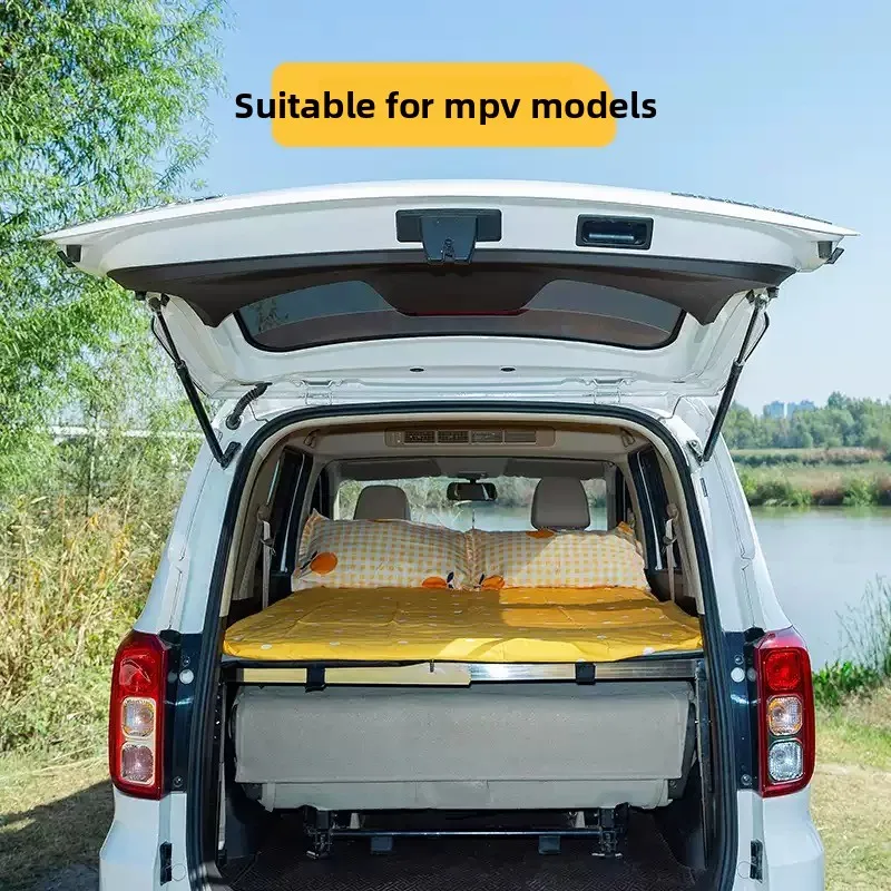 Multifunctional Telescopic Pull Out Car Bed Foldable Self-driving Camping Sleeping Mattress Interior