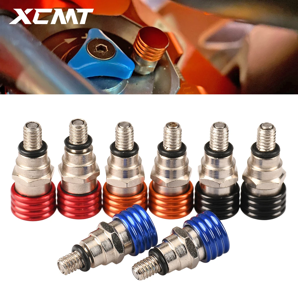 

Motorcycle M4x0.7 Fork Air Bleeder Valves For KTM SX SXF EXC EXCF XC XCF XCW XCFW 85-500 2005-2019 Motocross Universal parts