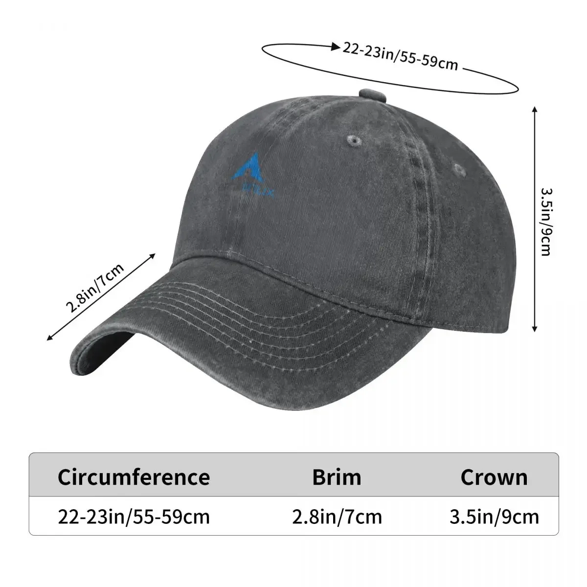 árch Línux Lógó Clássíc Guys Uníséx Lógó Chéáp Baseball Cap Hip Hop golf hat genuine Golf Hat dad hat For Women 2026 Men's
